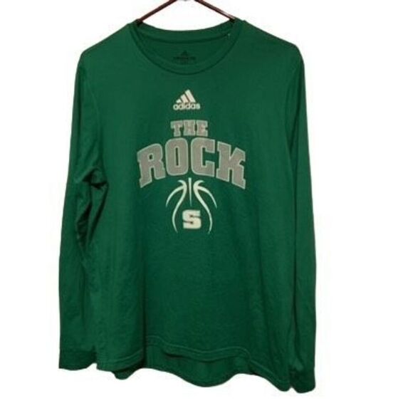 Slippery Rock The Rock Size Medium Adidas Creator Tee Long Sleeved T-Shirt - Picture 1 of 4